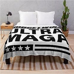 Hodgetwins Merch Ultra Maga Throw Blanket