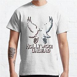 Teens Tops Hollywood Undead Classic TShirt RB1412