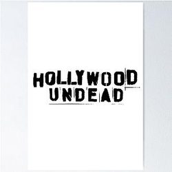 Hollywood Undead Merch Hollywood Undead Logo Poster RB1412