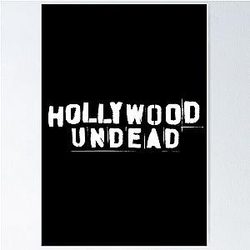 Hollywood Undead Merch Hollywood Undead Logo Poster RB1412