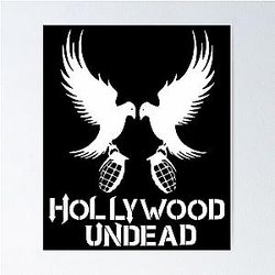 Dual Undead Bird Granade Hollywood Poster RB1412