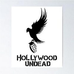 Single Hollywood Bird With Undead Granade Poster RB1412