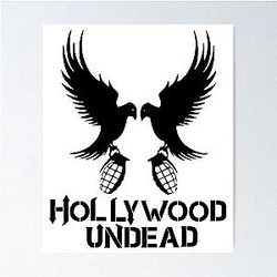 Dual Hollywood Bird Granade Undead Poster RB1412
