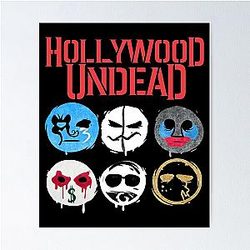 Mask Hollywood Six Undead Poster RB1412