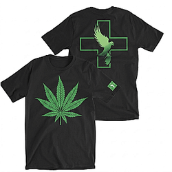 Botanical Cross Graphic Tee LA 1206 Hollywood Undead T-Shirt