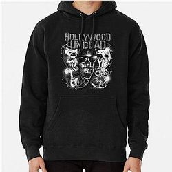 Hollywood Undead  Official Merchandise  Metal Masks Pullover Hoodie RB1412