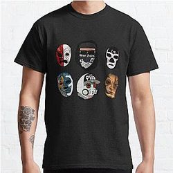 Hollywood undead masks Classic TShirt RB1412