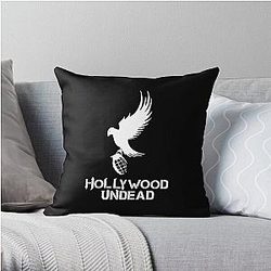 Undead Single Granade with Hollywood Bird Throw Pillow RB1412