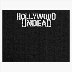 Hollywood Undead white logo Jigsaw Puzzle RB1412