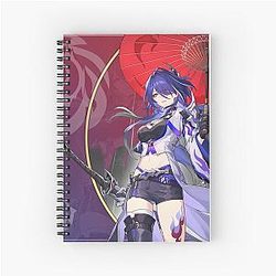 Acheron Honkai Star Rail Spiral Notebook