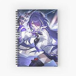 Acheron y Aventurine - Honkai: Star Rail Spiral Notebook