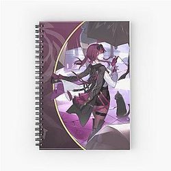 Kafka Honkai Star Rail Spiral Notebook