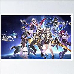 Honkai Star Rail Affiche d'art de bannière