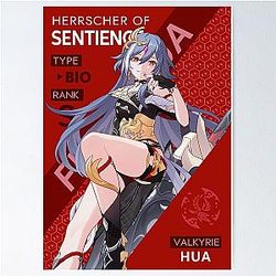Fu Hua Herrscher de Sentience Honkai Impact Poster