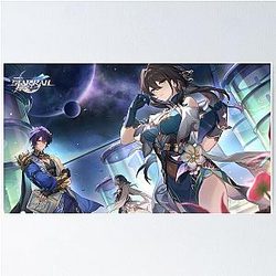 Honkai Star Rail 1.6 Poster, Corona del Mundane & Divino Poster