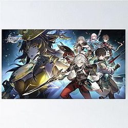 Honkai Star Rail 1.2 Obras de Arte, incluso la Inmortalidad termina Poster