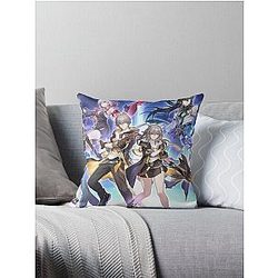 Honkai Star Rail Banner Art Throw Pillow