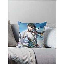 Honkai Star Rail 1.3 Poster, Olhos Celestiais Acima das Ruínas Mortais Jogue Travesseiro
