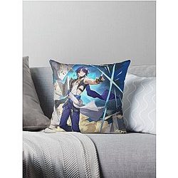 Dr. Ratio (pulito) Splash Art, Honkai Star Rail Pillow di lancio