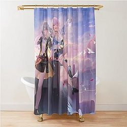 Honkai Star Rail - Castle View  Shower Curtain