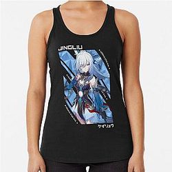 Jingliu - Honkai Star Rail V.1 ver blanco Racerback Tank Top