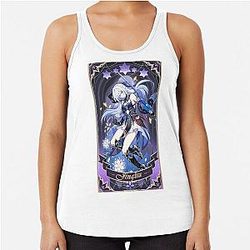 Jingliu Apocalipsis Card Honkai Star Rail Racerback Tank Top
