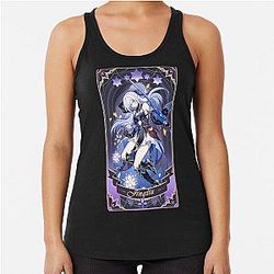 Jingliu Apocalipsis Card Honkai Star Rail Racerback Tank Top