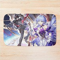 Robin and Boothill - Honkai: Star Rail Bath Mat
