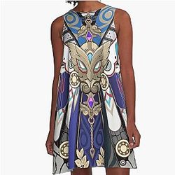 Dr. Ratio Honkai Star Rail Vestido Mecha A-Line
