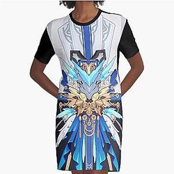 Gepard Honkai Star Rail Vestido gráfico t-shirt
