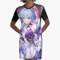 Robin e Boothill - Honkai: Star Rail Graphic T-shirt vestido