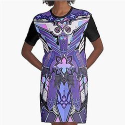 Cisne Negro Honkai Star Rail Vestido gráfico t-shirt