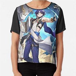 Dr. Ratio Character Retrato, Honkai Star Rail Chiffon Top