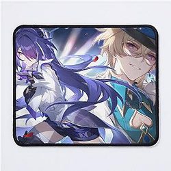 Acheron e Aventurine - Honkai: Star Rail Mouse Pad
