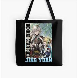 Jing Yuan Honkai Star Rail All over Print Tote Bag