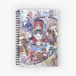 Honkai Star Rail Arte de celebración de 100 días Spiral Notebook