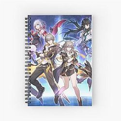 Honkai Star Rail Banner Art Spiral Notebook