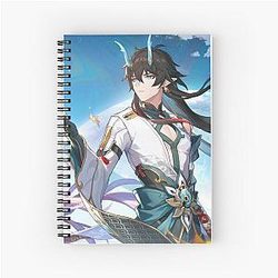 Honkai Star Rail 1.3 Poster, Ojos Celestiales Sobre Ruinas Mortales Espiral Notebook