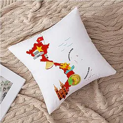 Vietnam Meo Cua Pillows Cover