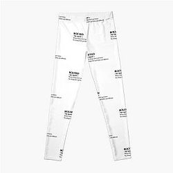 Hot Mulligan Aesthetic Quote Indie Midwest Emo Music Band Lyrics Leggings RB0712