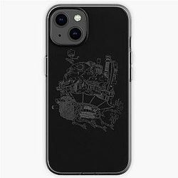 Howl's Moving Castle ケース - Howlの動城 iPhoneソフトケースRB2507 [ID485]