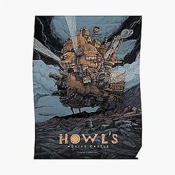 Howl's Moving Castle Posters - Howl's Moving Castle Poster RB2507 [ID496]