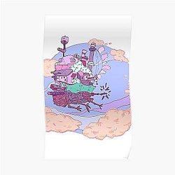 Howl's Moving Castle ポスター - Howl's Moving Castle ポスター RB2507 [ID494]
