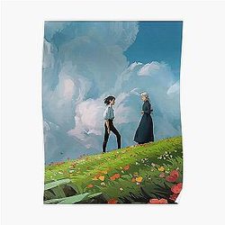 Howl's Moving Castle ポスター - ハウルの移動城ポスターポスターポスターRB2507 [ID500]
