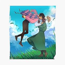 Howl's Moving Castle ポスター - ザ・オブ・ザ・ Howl's Moving Castle AU ポスター RB2507 [ID497]