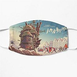 Howl's Moving Castle Face Masks - howl's moving castle Flat Mask RB2507 [ID552]