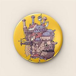 Calcifer Flame Wonder Howl's Moving Castle Pins