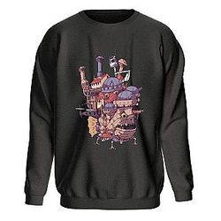 Calcifer Flame Wonder Howl's Moving Castle Sweatshirts