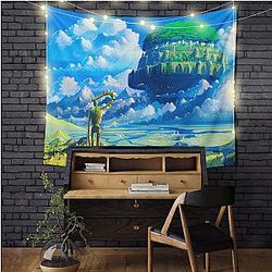 Laputa Castle PTTT1107  Howl’s Moving Castle Tapestry