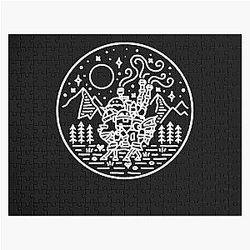 Howl's Moving Castle パズル - ハウルの移動城白輪郭ジグソーパズルRB2507 [ID651]